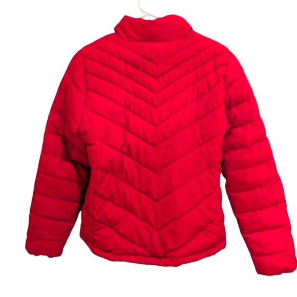 Gap Womens Winter Puffer Jacket Red Size M - Picture 2 of 7